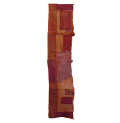 A Patched Orange and Red Colored Boro Fragment: Irregular Patching