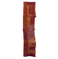 A Patched Orange and Red Colored Boro Fragment: Irregular Patching