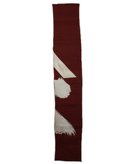 A Bengara Dyed Unused Noren Panel: Iron Oxide Pigment Dye