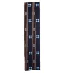 A Length of Kasuri and Striped Cotton: Starched