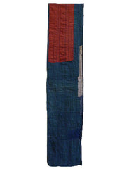 A Beautifully Reversible Boro Panel: Thickly Layered and Stitched