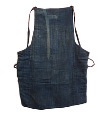 A Padded, Repaired Bib Apron: Two Distinct Sides