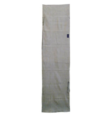 A Length of Colorless Silk Boro Cloth: Edo Komon Verso