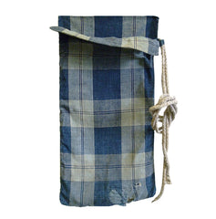 A Reversible Hemp Lined Cotton Boro Bag: Antique