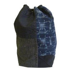 A Cotton Komebukuro or Rice Bag: Large Pieces of Cloth