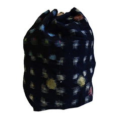 A Cotton Drawstring Bag: Fanciful Kasuri