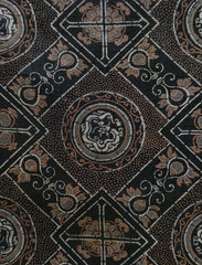 A Piece of Old Katazome Dyed Cotton: Complex Design and Pattern