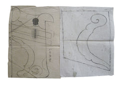 A Pair of Roof Tile Drawings: Working Plans