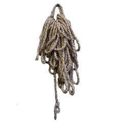 19th Century Silk Floss Rope: Recycled Kimono Padding