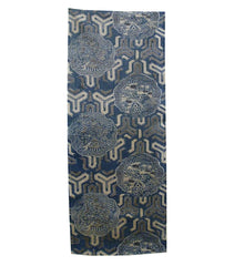 A Length of Hand Spun Cotton Katazome: Large, Complex Repeat