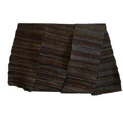 An Earth Toned Sakiori Obi: Cotton Rag Weave