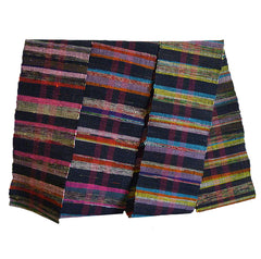 A Richly Colored Sakiori Obi: Charming Checked Finish