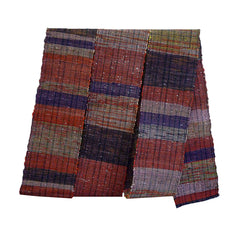 A Sakiori Obi: Nicely Colored Rag Weave