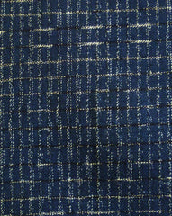 A Fragment of Thickly Woven Kasuri Cotton: Textured Pattern