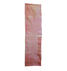 A Length of Safflower Dyed Ramie: Mottled and Faded