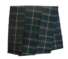A Green Colored Rustic Obi: Textured Kimono Sash