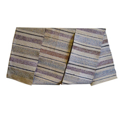 A Very Wide Pale Toned Sakiori Obi: Ragweave