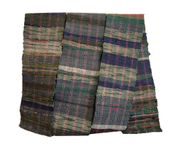 A Handsomely Textured and Colored Sakiori Obi: Rag Weave