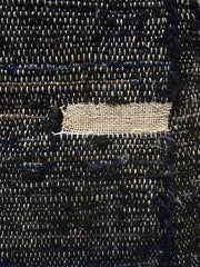 A Rustic Length of Sakiori with a Hemp Warp: Work Coat Panel