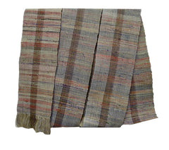 A Rustic Sakiori Obi: Thick Warp Yarns