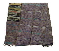 A Sakiori Obi: Generous Area of Variegated Rag Weave