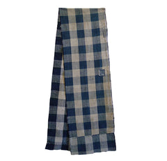 A Very Long Hand Spun Cotton Boro Cloth: Heavy Wear and Surface Patina