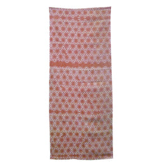 A Length of Itajime Dyed Cotton: Hemp Leaf Pattern