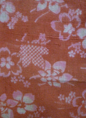 A Piece of Itajime Dyed Cotton: Faint, Faded, Delicate