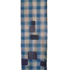 A Length of Plaid Boro Cloth: Hand Woven Cotton