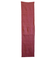 A Length of Old Safflower Dyed Hemp or Ramie Cloth: Benibana