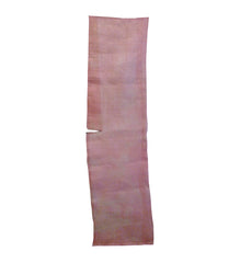 A Length of Mottled and Faded Benibana Dyed Ramie: Safflower