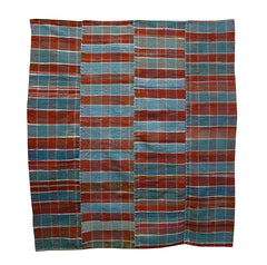 A Sakiori Kotatsugake: Rag Woven Heath Blanket