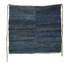 An Indigo Dyed Sakiori Work Apron: Beautifully Soft Patina