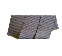 A Wide Sakiori Obi: Subtle Colored Ragweave