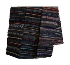 A Rustic Beautifully Colored Sakiori Obi: Ragweave