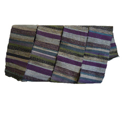 A Richly Toned Sakiori Obi: Cotton Rag Weft