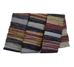 A Short Sakiori Obi: Handsome Earth Toned Colors