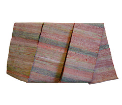 A Sakiori Obi: Muted Variegated Oranges