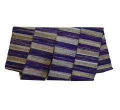 A Rustic and Beautiful Sakiori Obi: Purples