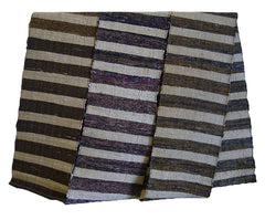 A Rustic Handwoven Sakiori Obi: Rag Weave