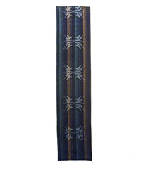 A Length of Handwoven Kasuri Cotton: Stripes and Noshi