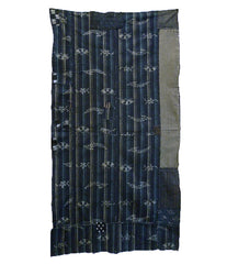 A Patched Futon Cover Section: Beautiful Old Sanin Kasuri