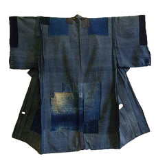 A Wonderfully Patched Boro Kimono: 19th Century Sankuzushi Cotton