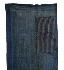 A Length of Faded Sankuzushi Cotton: "Basket Woven" 19th Century Cloth