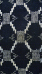 A Length of Hand Spun Cotton Kasuri: Sankuzushi Details