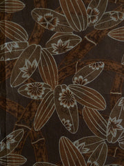 A Length of Large Figured Nagoya Sarasa: Bamboo Leaves
