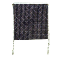 An Unused Sashiko Stitched Cotton Apron: Stripes