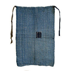 A Sashiko Stitched Diaper: Hand Spun Cotton