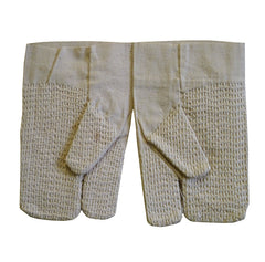 A Pair of Sashiko Stitched Mittens: Undyed and Unused