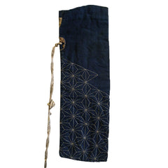 A Beautifully Sashiko Stitched Narrow Bag: Stunning Detail